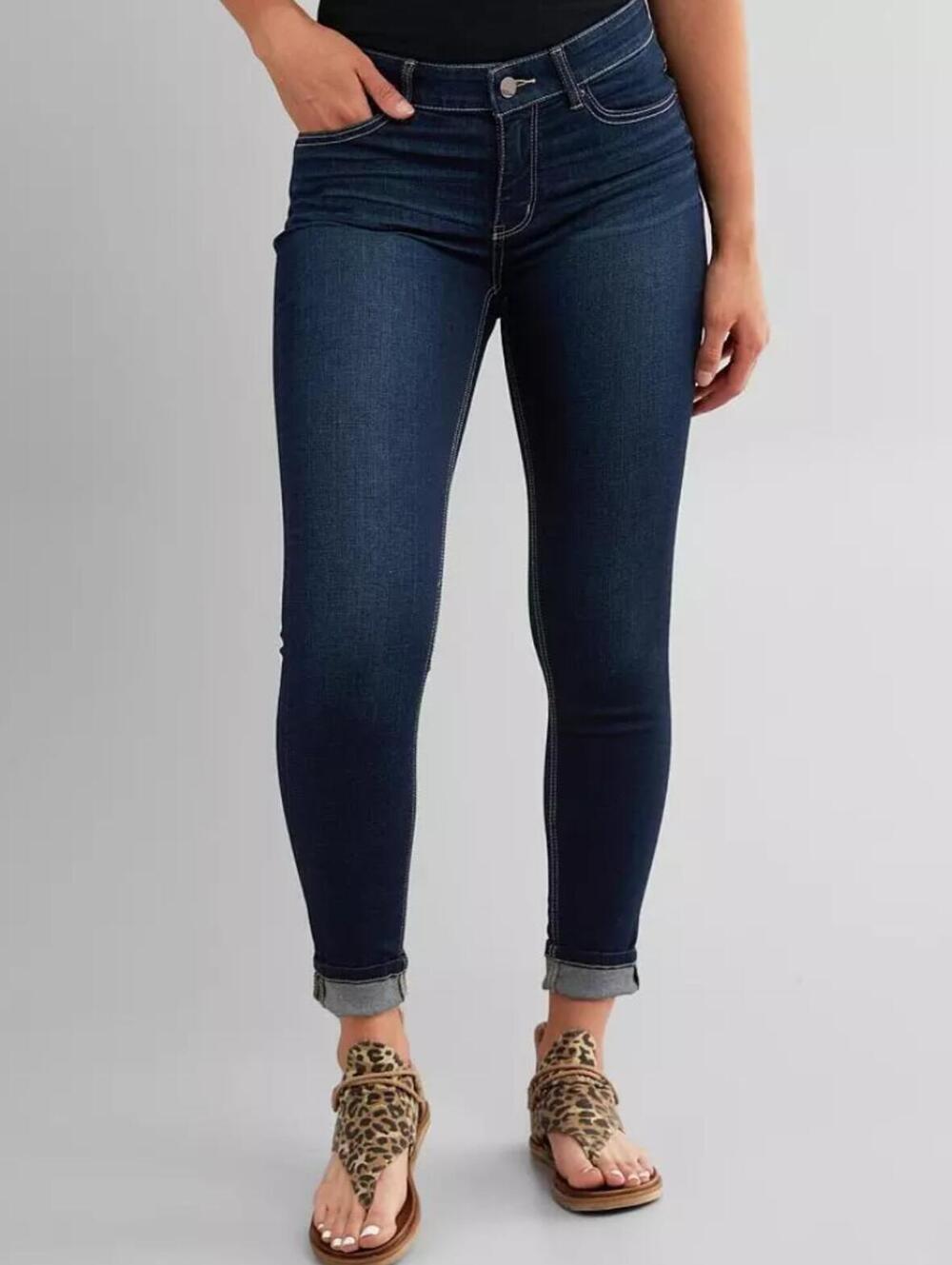 BKE Payton Ankle Skinny Jeans Size 30 Dark Wash Stretch Denim Women